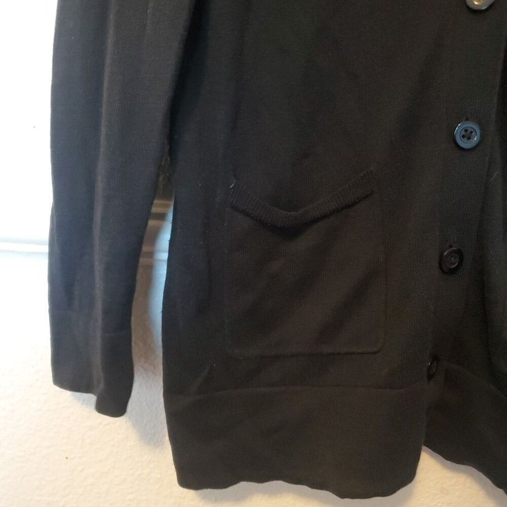 Ann Taylor Long Sleeves Cardigan Womens Size M Pockets Button Cotton Modal - Picture 7 of 14